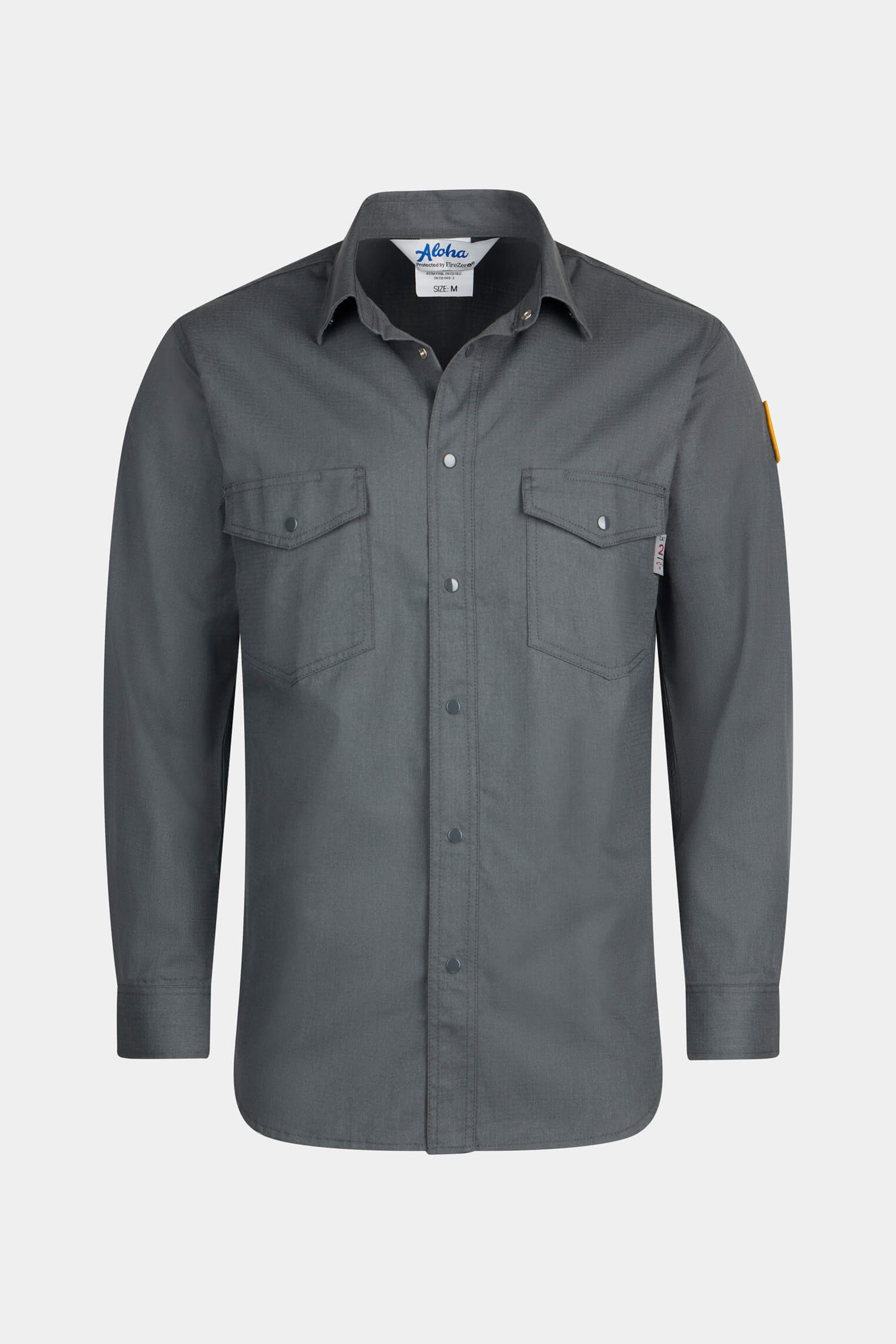 Aloha FR Action Back Snap Shirt Charcoal
