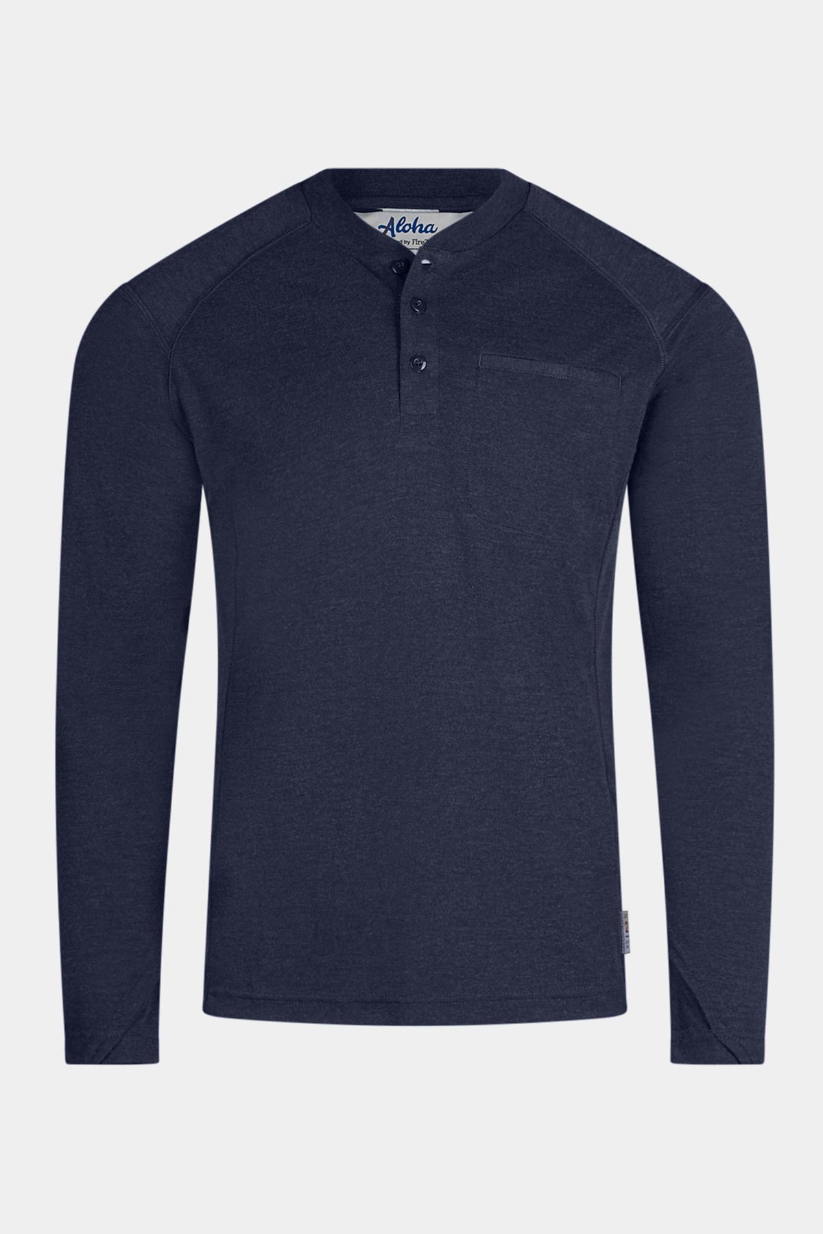Aloha Inherent Raglan Henley Navy