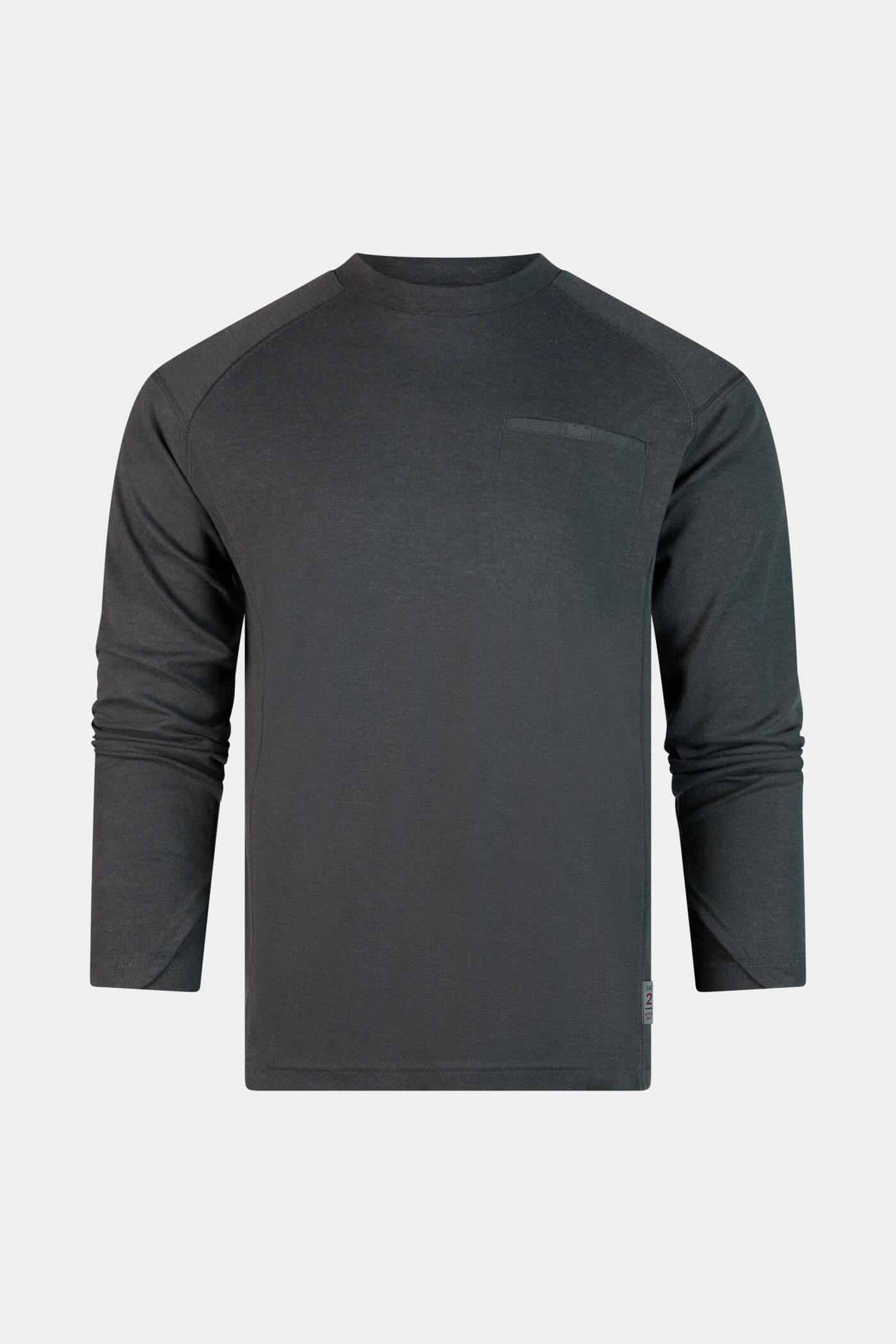 Aloha Inherent Long Sleeve Crew Charcoal