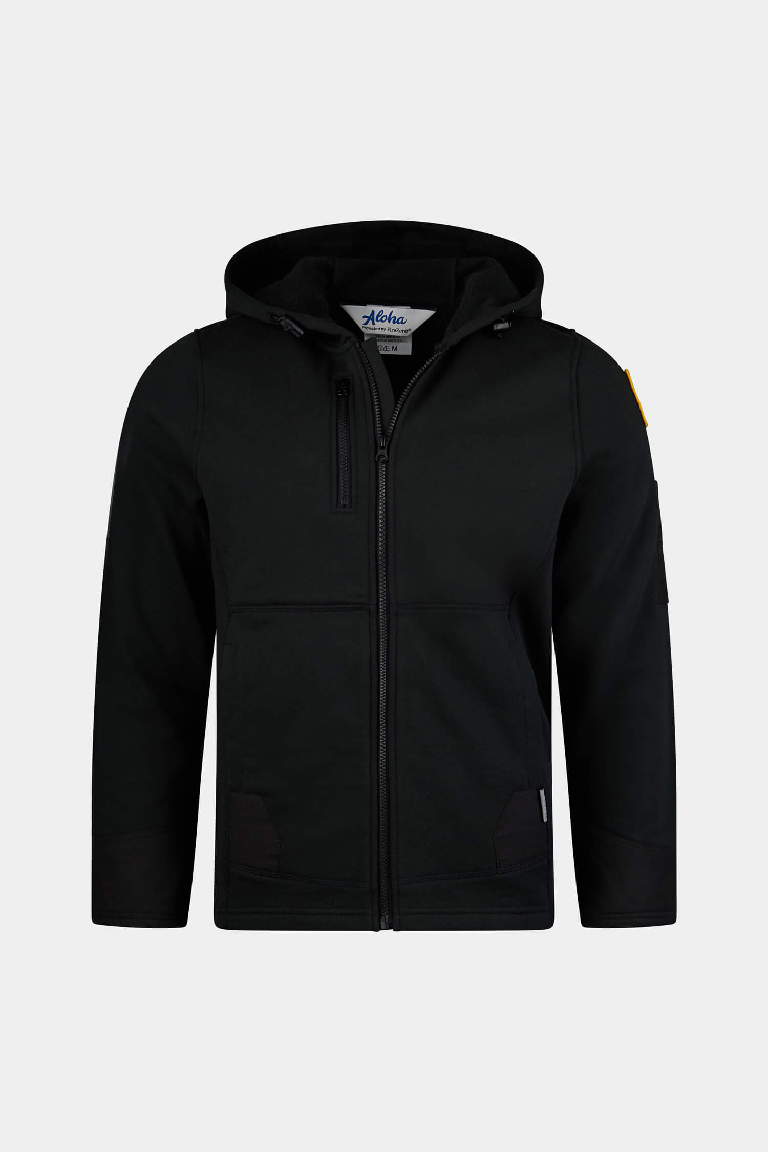 Aloha FRC Full-zip 100% Cotton Hoodie Black