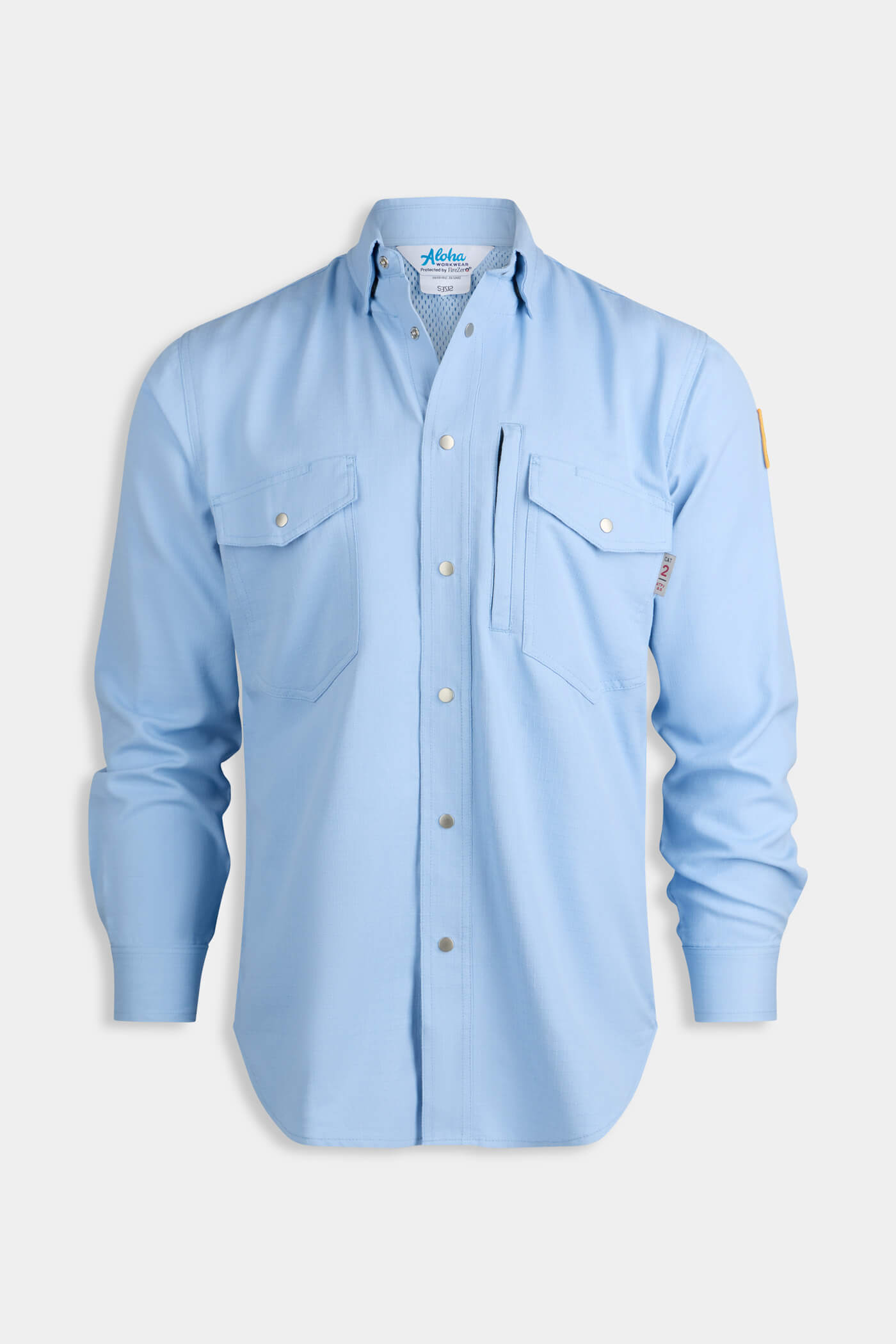 Aloha FR Vented Back Snap Shirt Chambray Blue