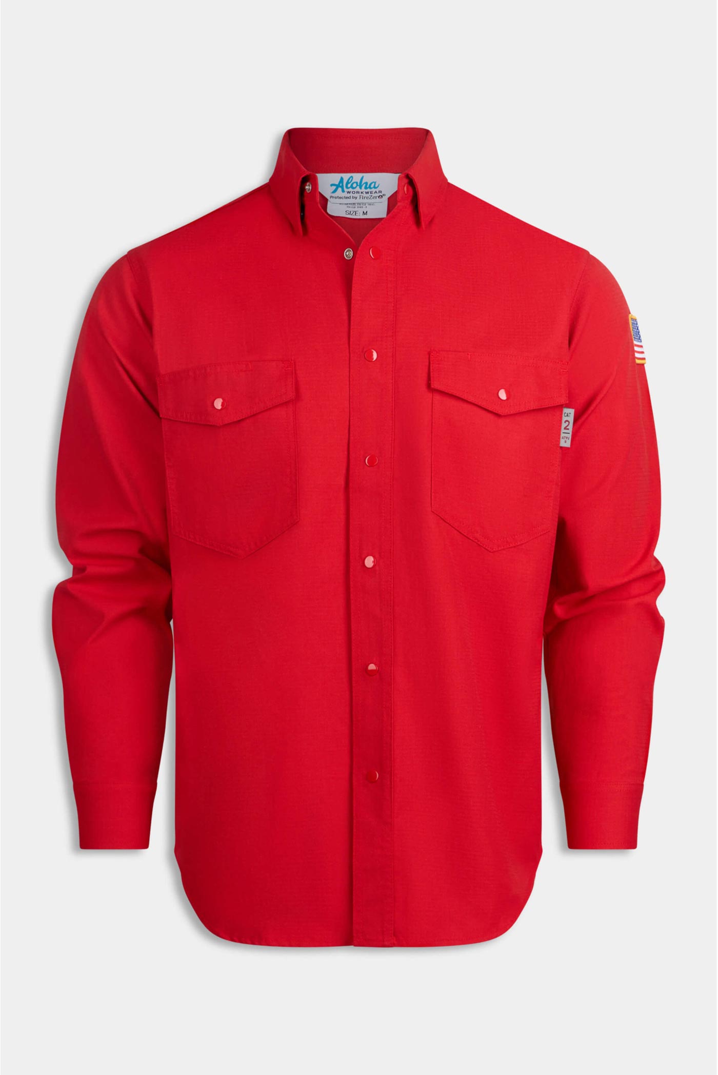 Aloha FR Action Back Snap Shirt Red