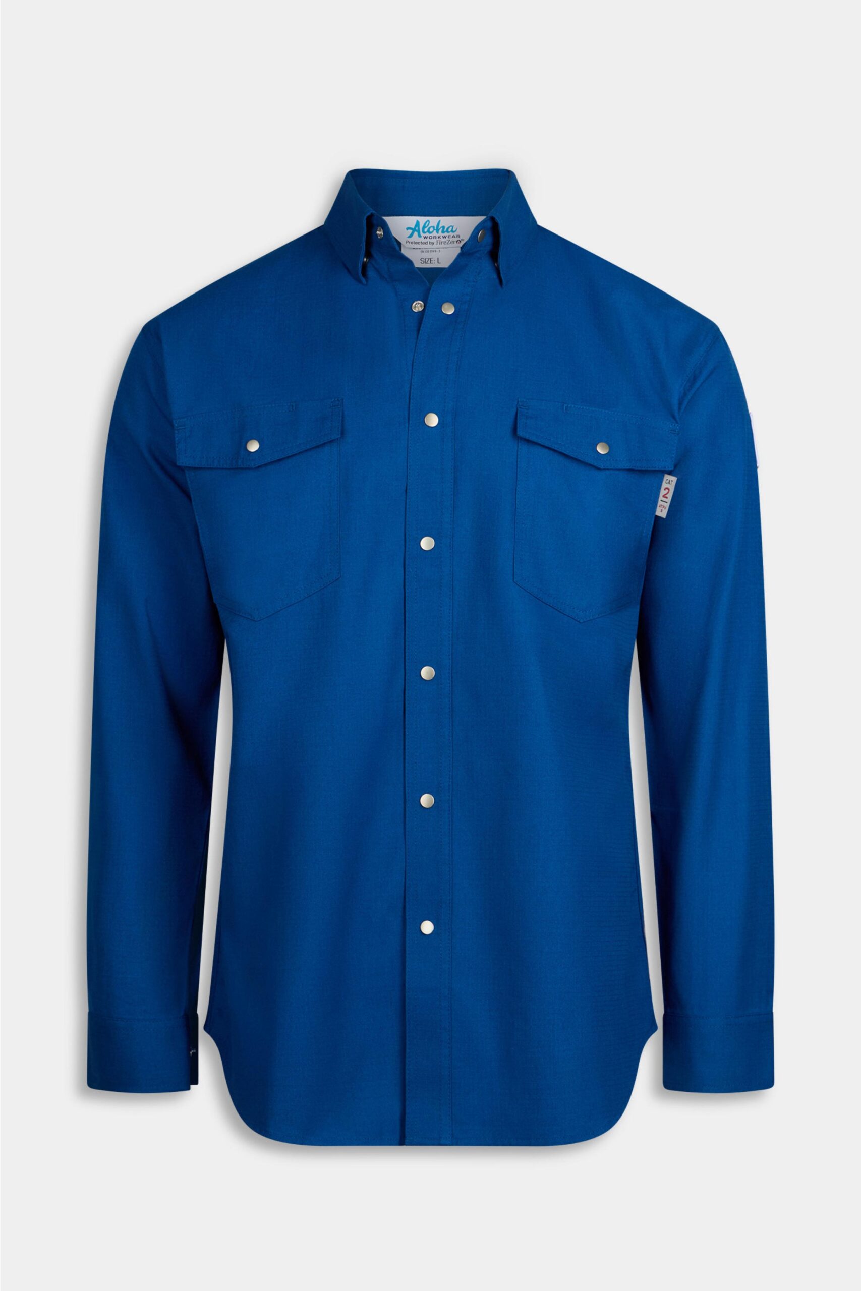 Aloha FR Action Back Snap Shirt Royal