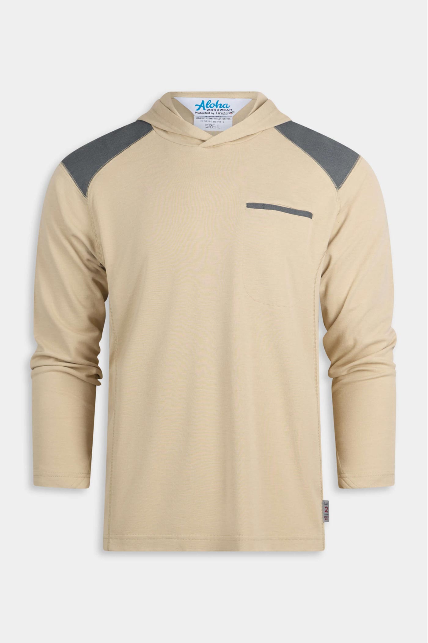Sun Stop T-Shirt Sand/Charcoal